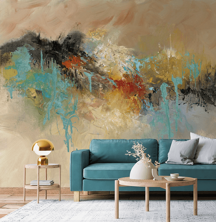 A Custom Painting - Modern Wallpaper Design Installation in Charlotte, NC